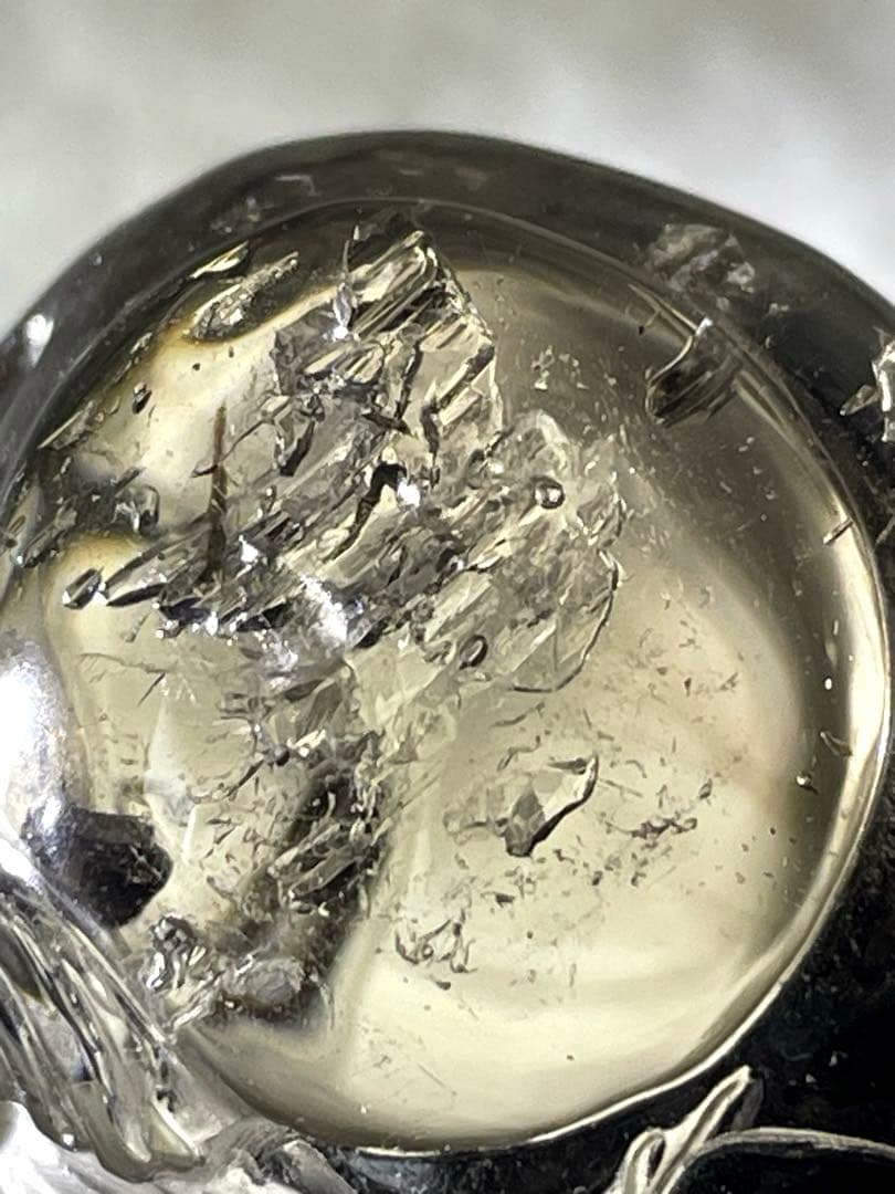 水入り☆スモーキークォーツ☆観音様