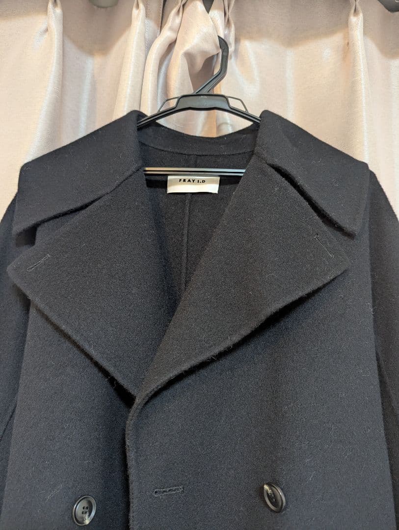 新品未使用タグ付き　ウールリバーミドルAラインコート