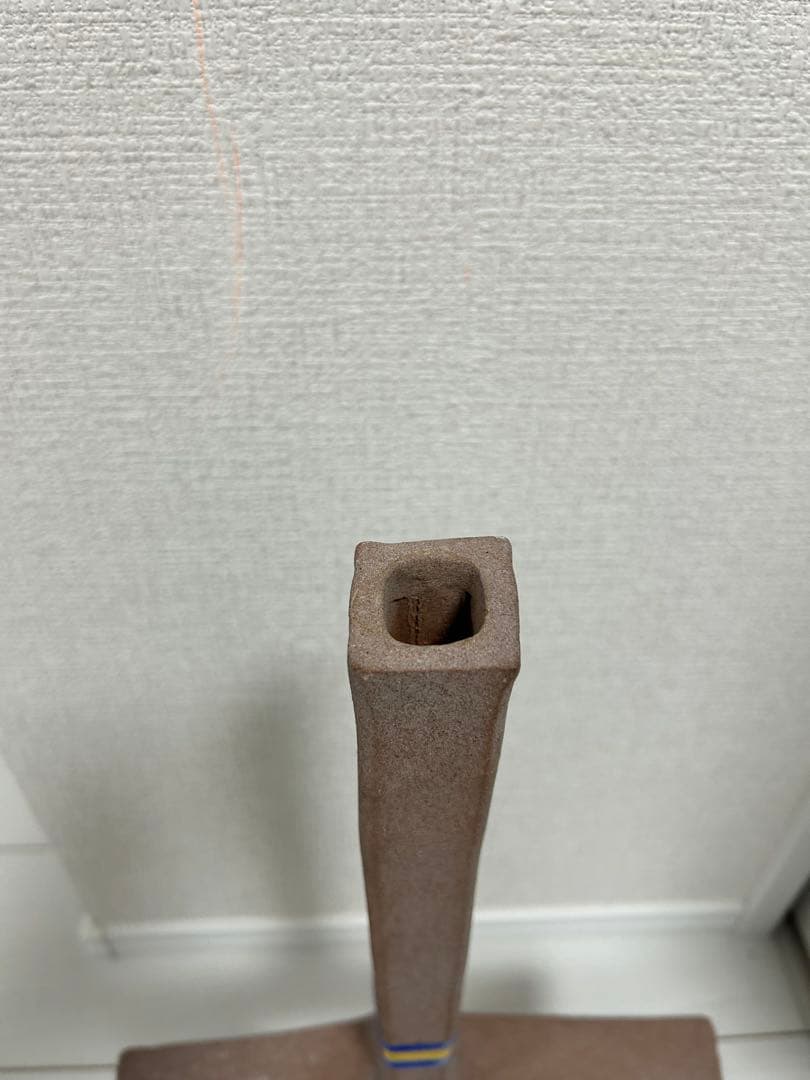 ブラウン抽象フラワーベース