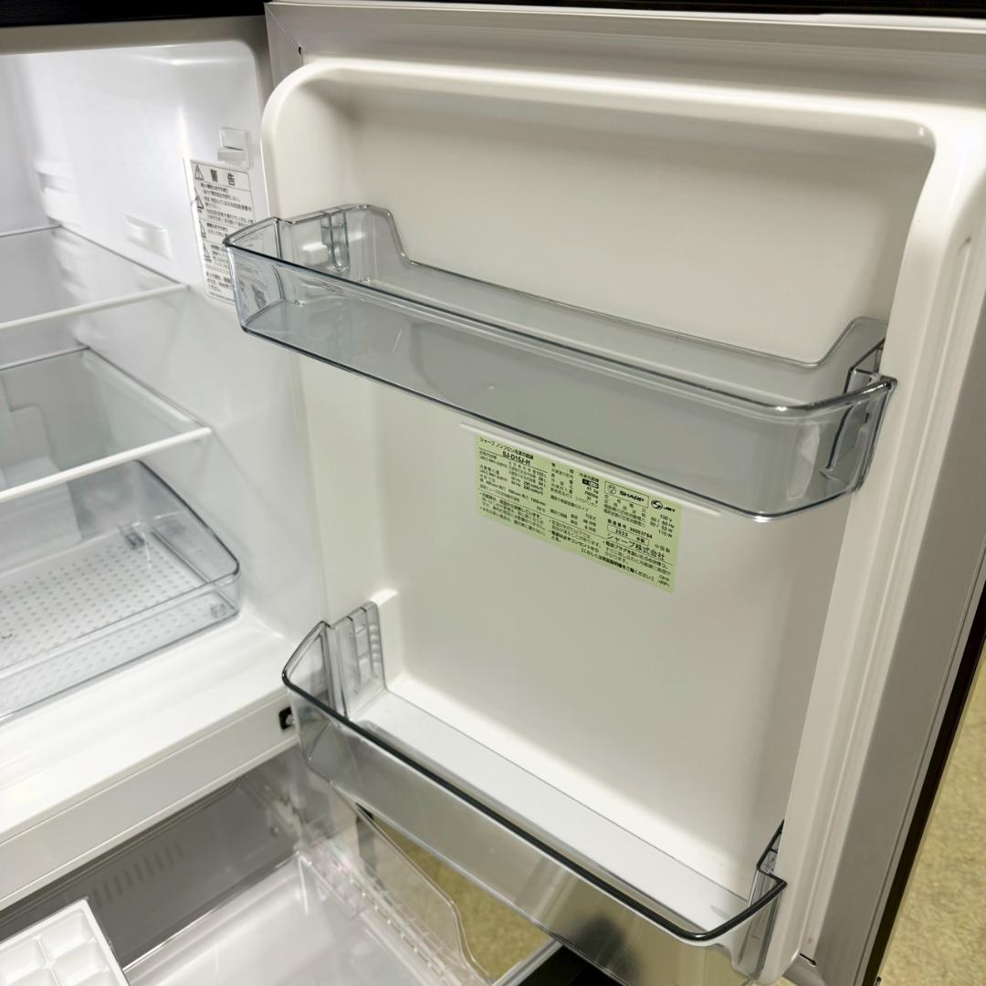 SHARP 冷蔵庫 小型 一人暮らし 152L 2023年製 3ヵ月保証付