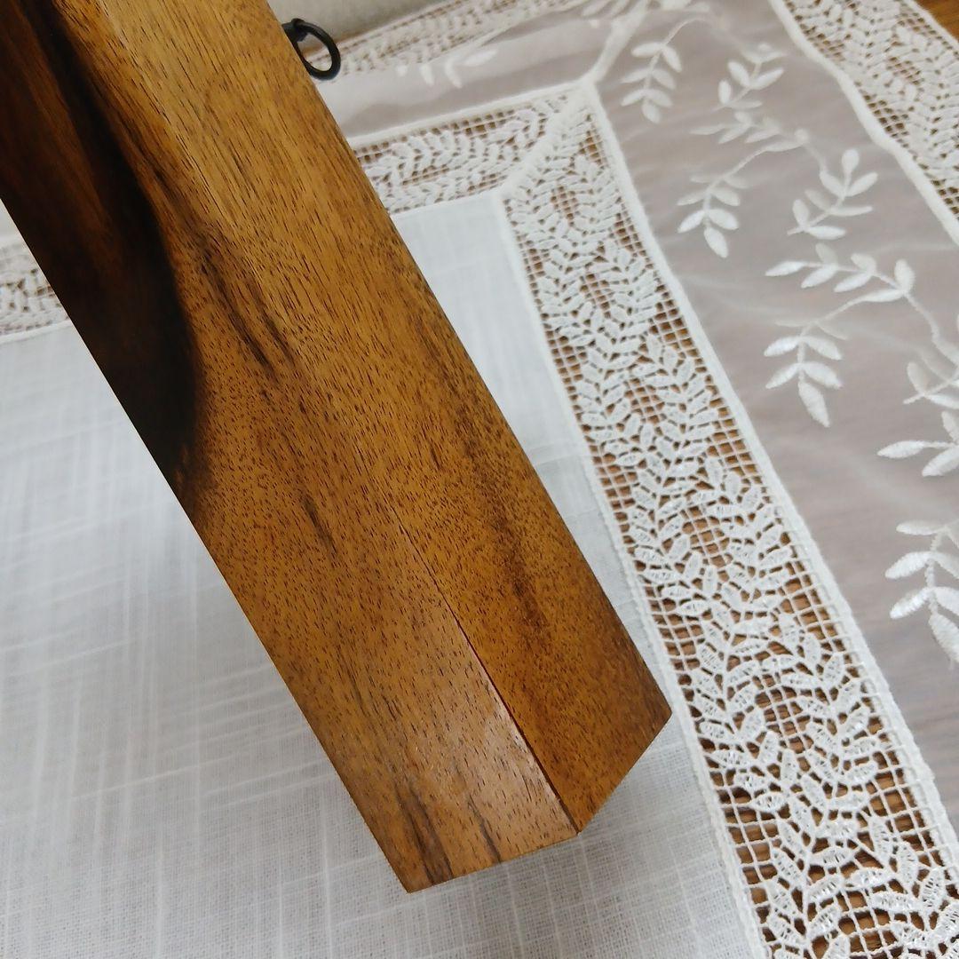 黒柿 五角形 壁掛け花器 花入れ 一輪挿し 中筒付き レトロ フラワーベース