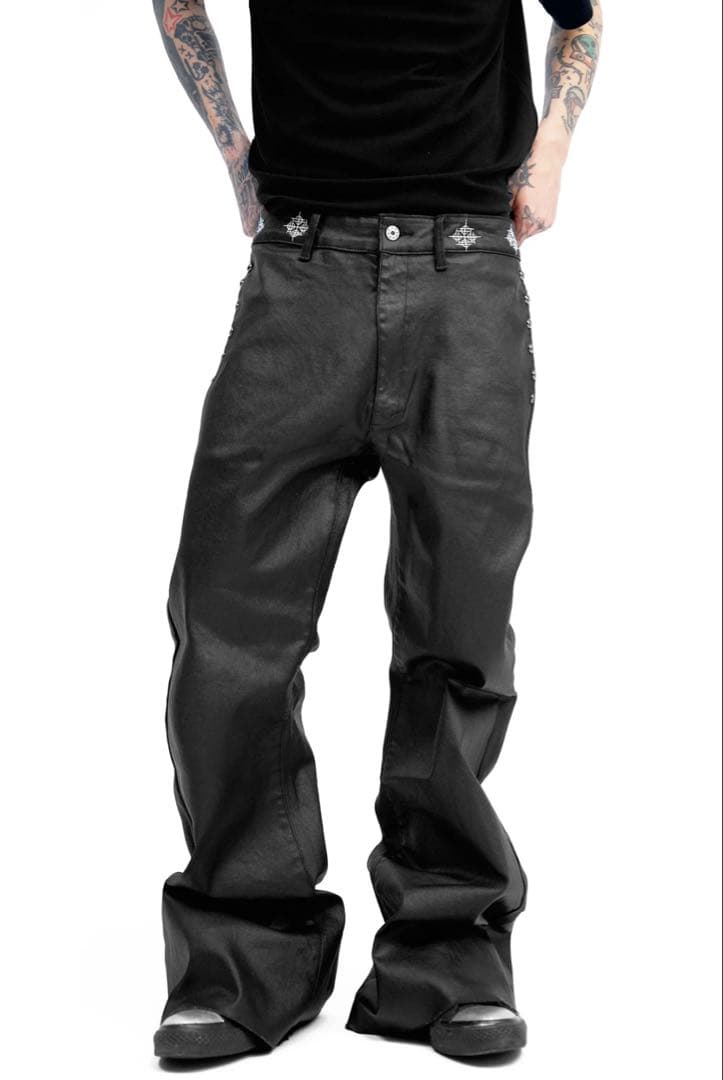 cryptic WAX COATED SLIM JEANS コーティングデニム