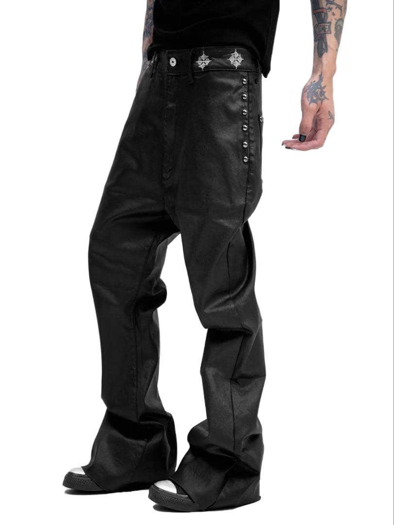 cryptic WAX COATED SLIM JEANS コーティングデニム