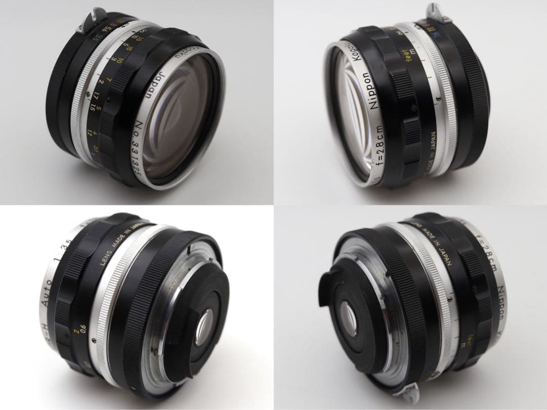 ☆ジャンク【ニコン】 F 富士山マーク + NIKKOR-H 28mm F3.5