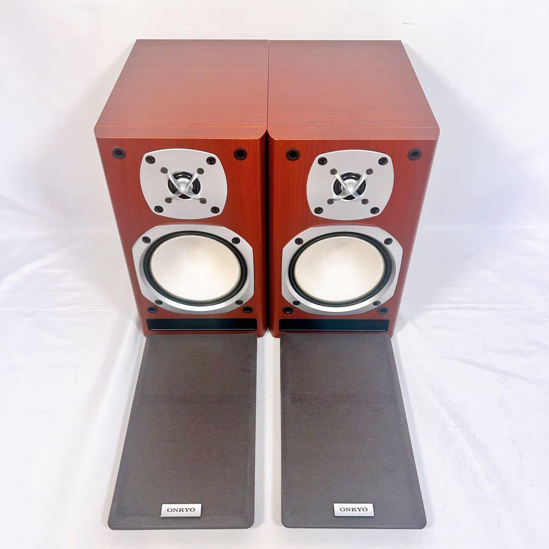 【動作品】ONKYO オンキョー　コンポ　木目 X-N7FX