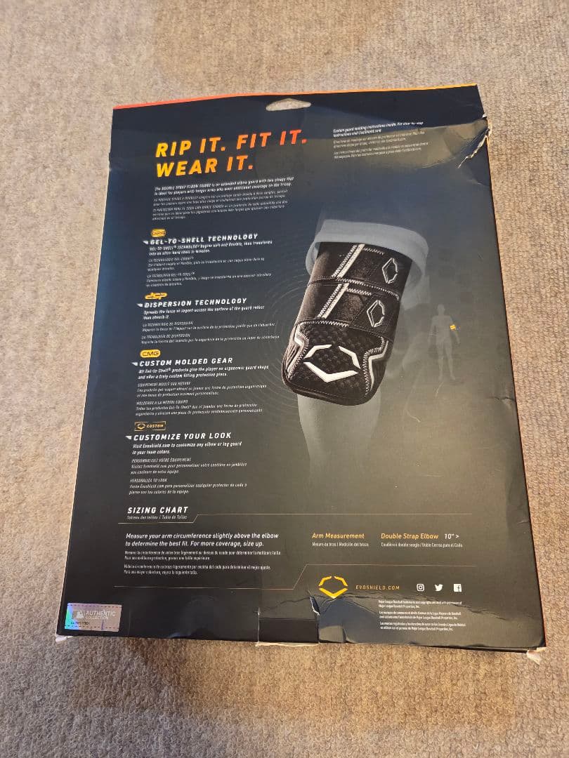 エボシールド 野球 エルボーガード PRO-SRZ 2.0　色：白　Large