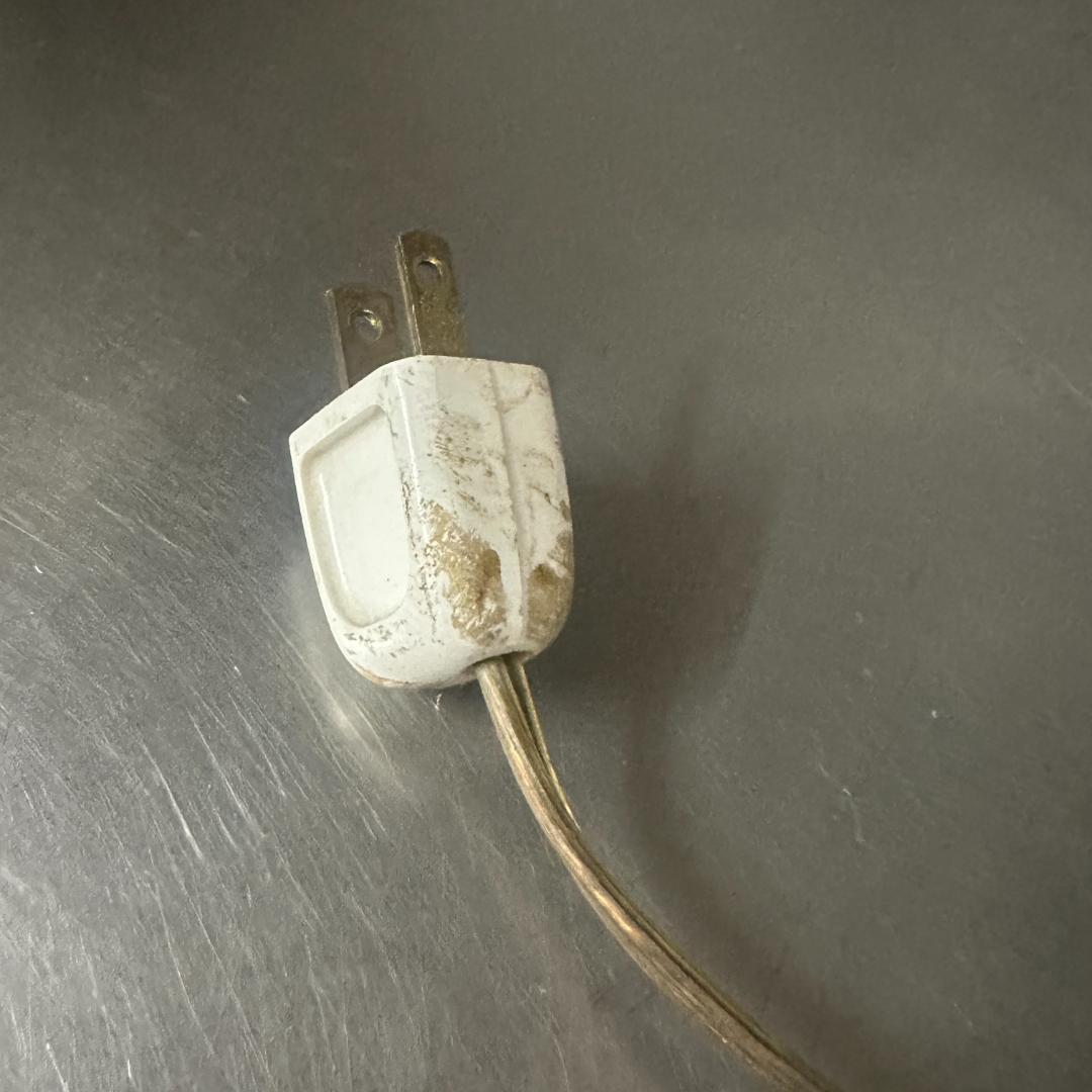 てってっ　ヴィンテージ LEVITON製 デスクランプグラスシェード真鍮製