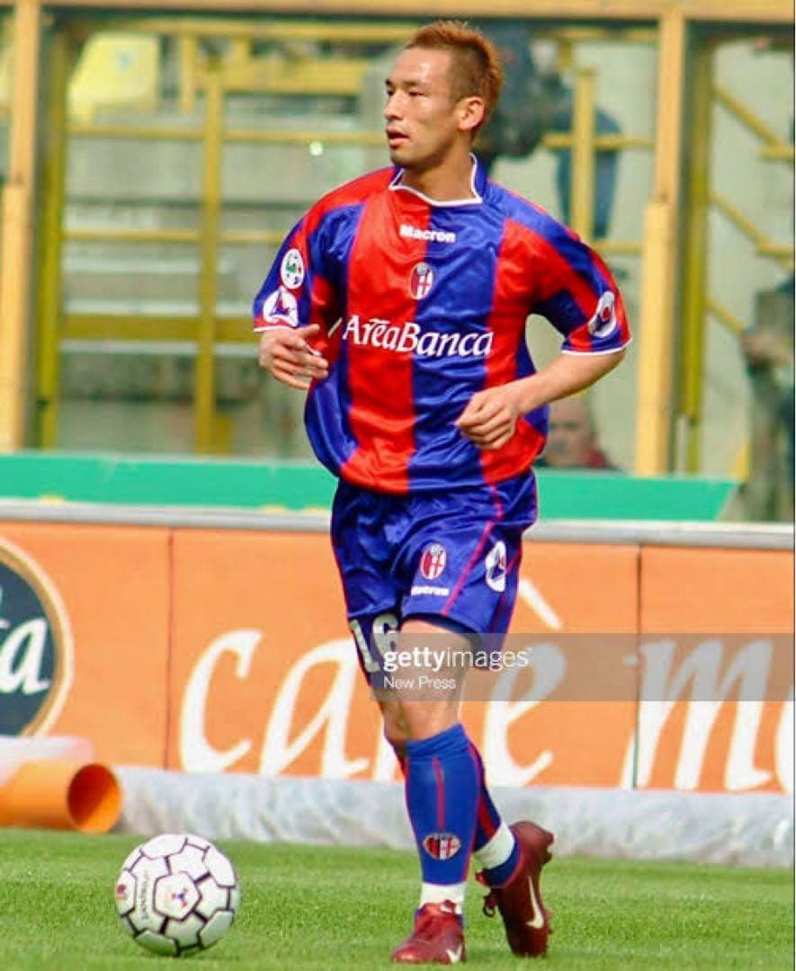 美品【00sヴィンテージ】03/04ボローニャFC16番 中田英寿 ユニフォーム