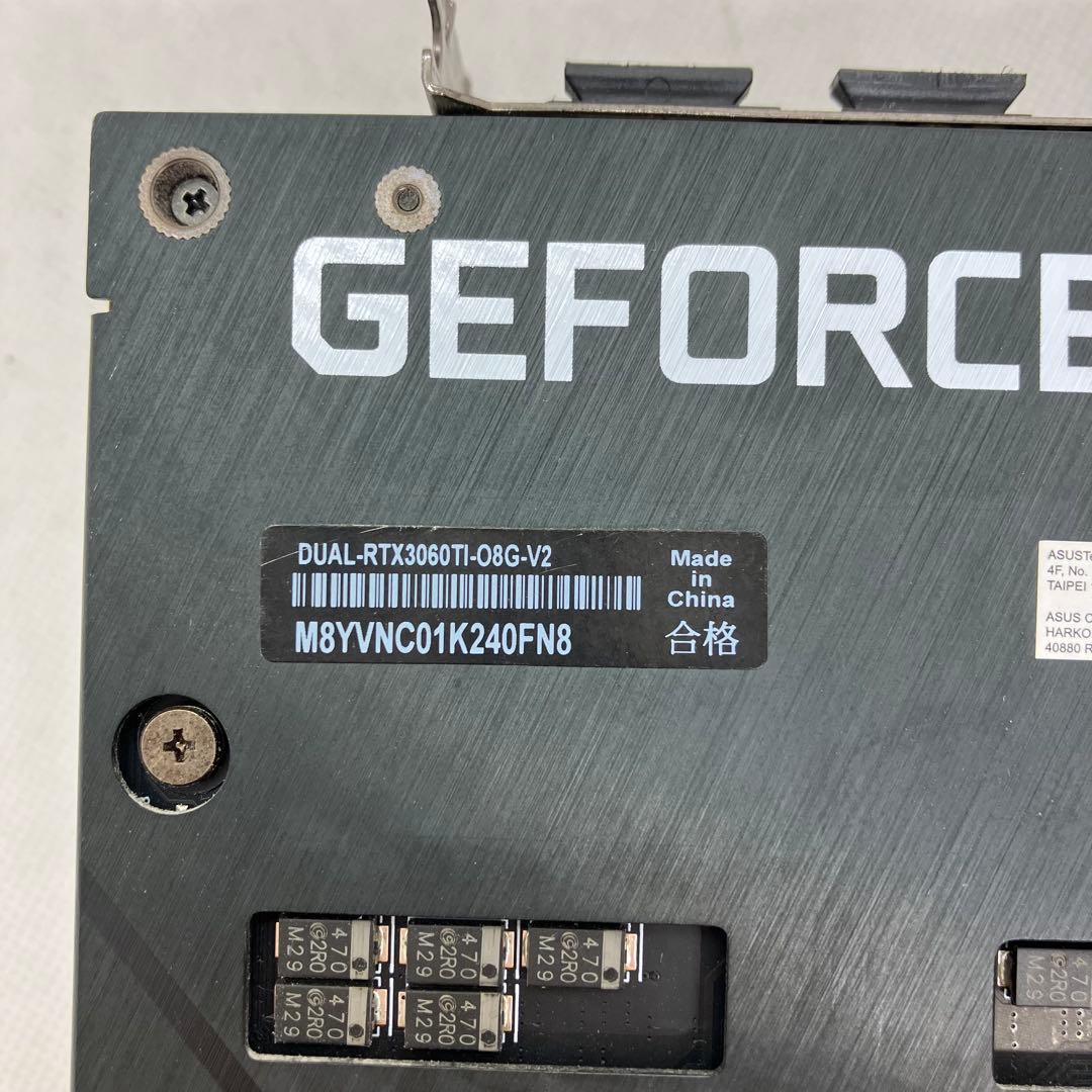 グラフィックボード・グラボ・ビデオカード ASUS DUAL RTX 3060 TI O8G V2 133