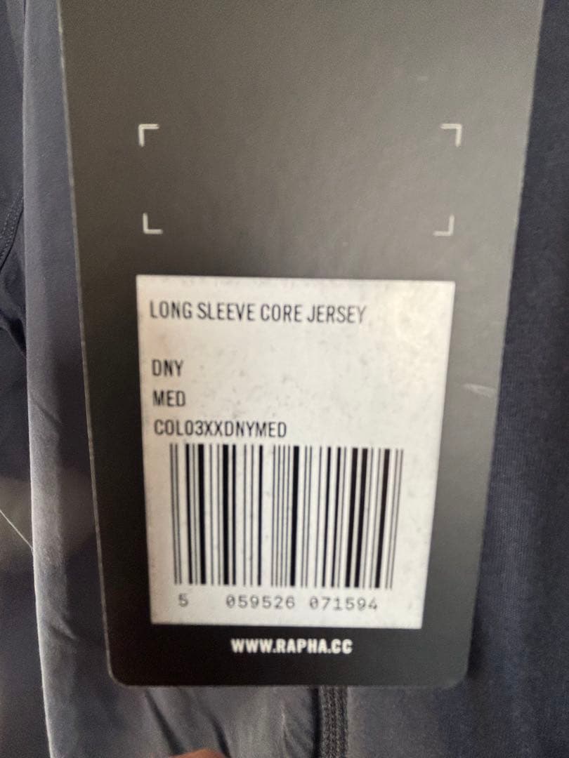 新品‼︎ Rapha ラファ LONG SLEEVE CORE JERSEY M