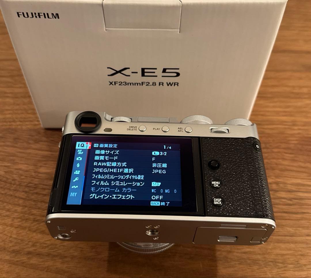 FUJIFILM X-E5 レンズキット　XF 23mm f2.8 フジフィルム