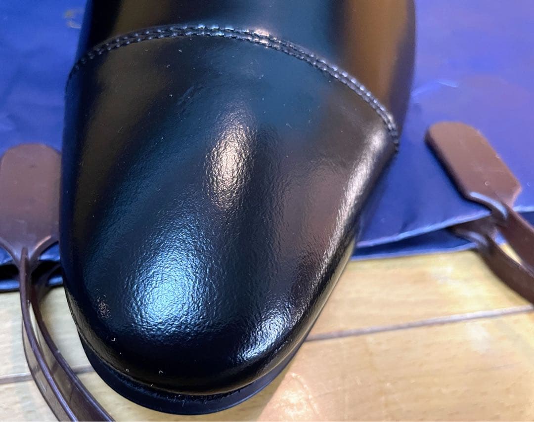 新品リーガルビジネスシューズモンクストラップスクラッチタフレザー25.5