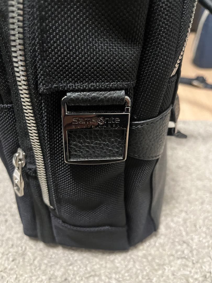 ユーストン 3 ダブルブリーフケース エキスパンダブル　ブラックレーベル