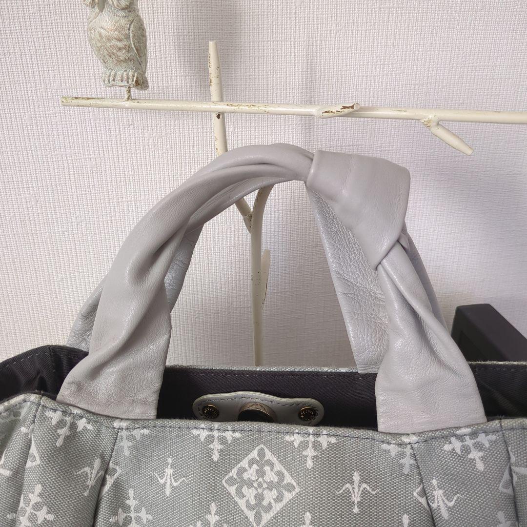 russet ラシット■美品 ノットデザイン2WAYトートバッグ ショルダー