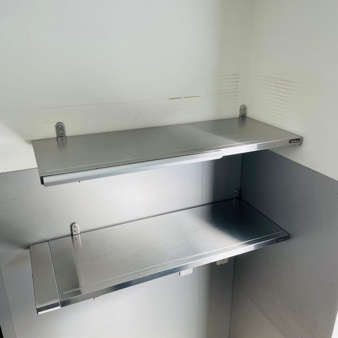 タニコー tanico 業務用 ステンレス壁付け棚 2個セット W90 厨房用