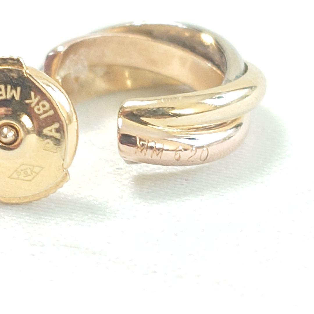 【磨き済み】カルティエ トリニティ フープ ピアス 片耳用 7284