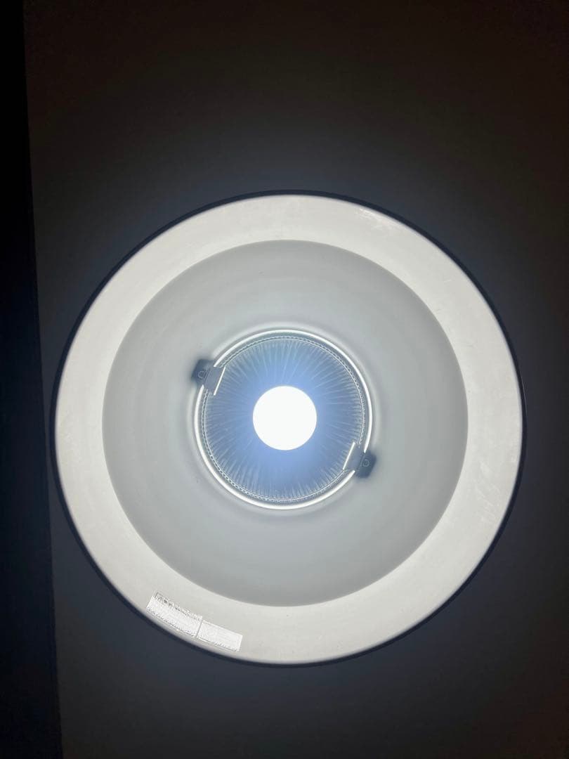 ELUX ペンダントライト 赤 37cm 電球付きインダストリアルホーロー風照明