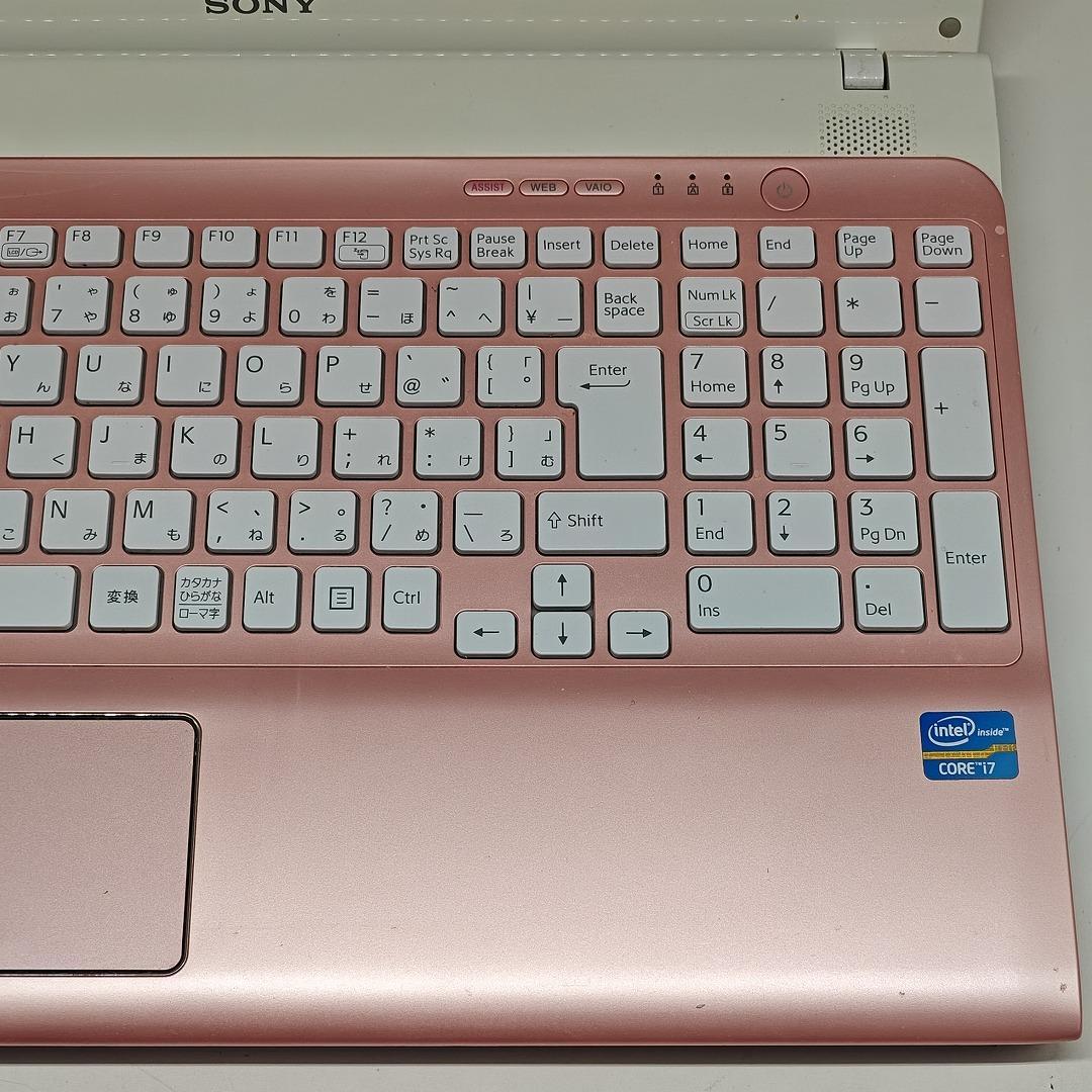 【VAIO】SVE 高速i7 新品SSD256GB 8GB ピンク ノートPC
