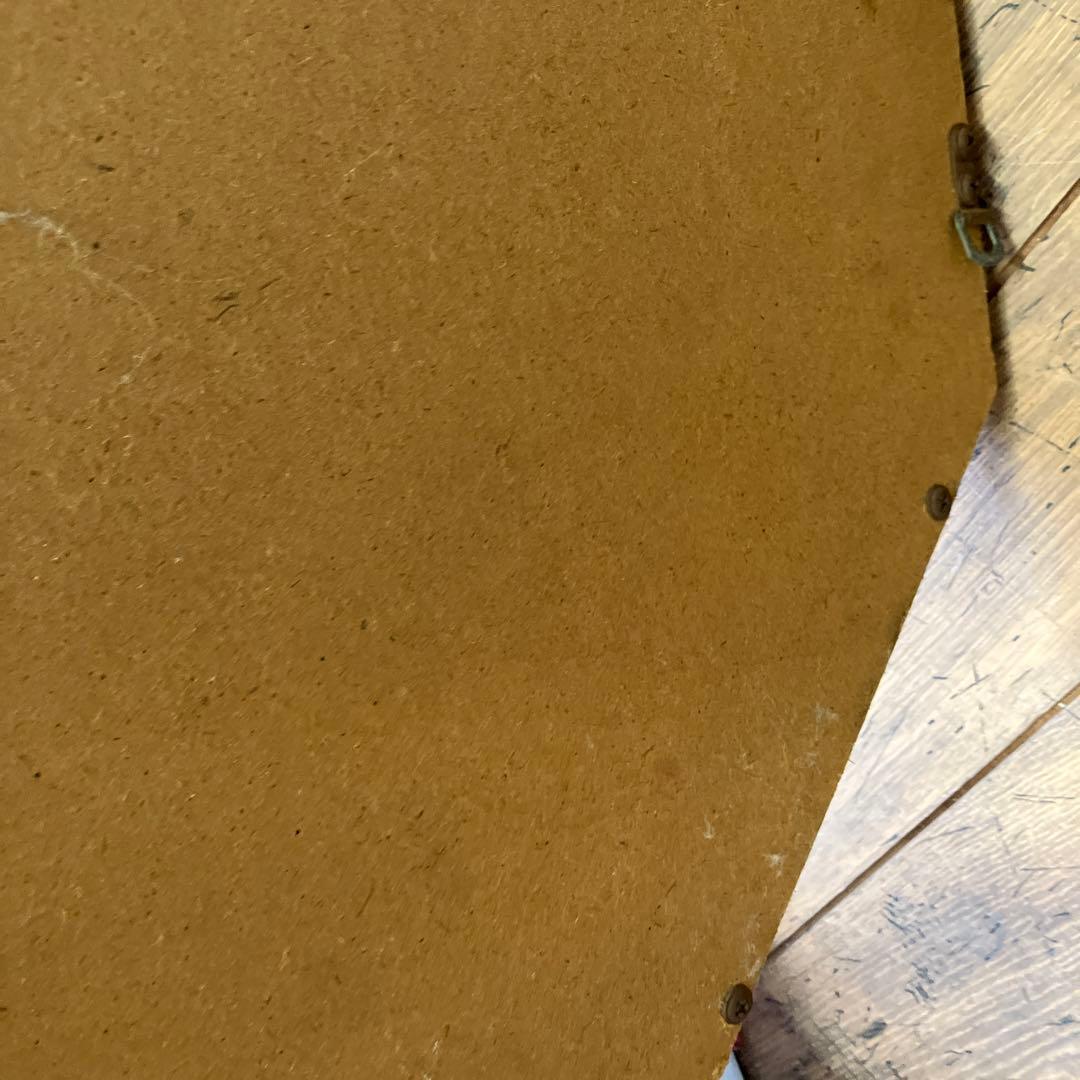 アンティーク 8角形 ラメ 装飾 9面 壁掛け鏡 ウォールミラー 姿見