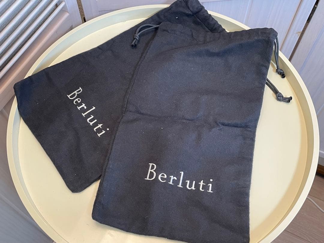 ベルルッティ カリグラフィ スエードレザー ドライビングシューズ スリッポン