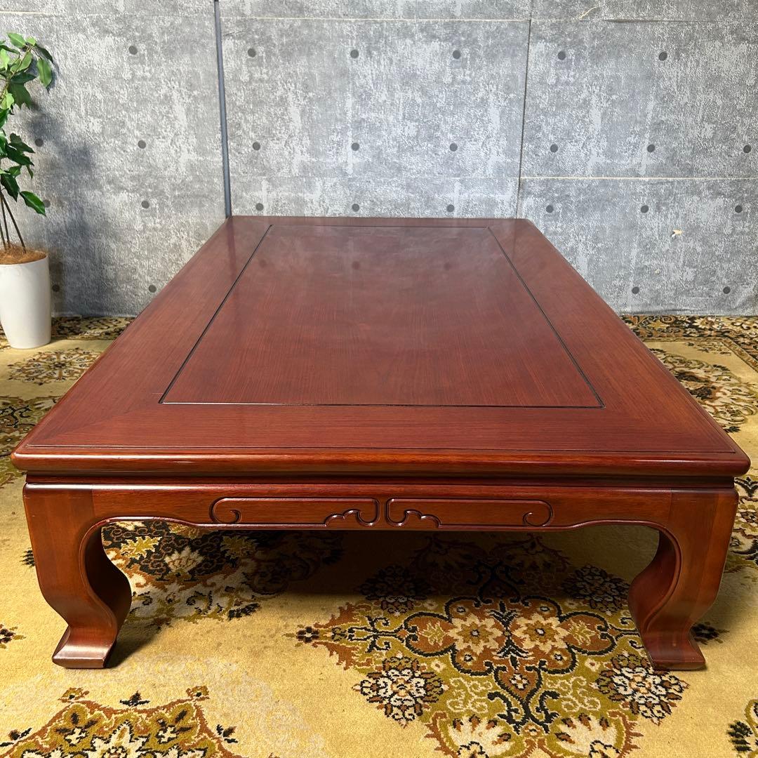 ꧁カリモク家具 karimoku꧂オールドカリモク 引出し収納付座卓 昭和レトロ