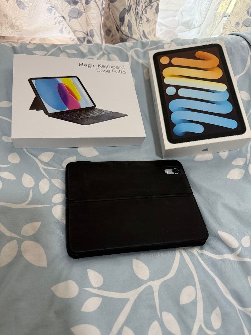 iPad mini 256GB A17Pro ブルー＋キーボード付