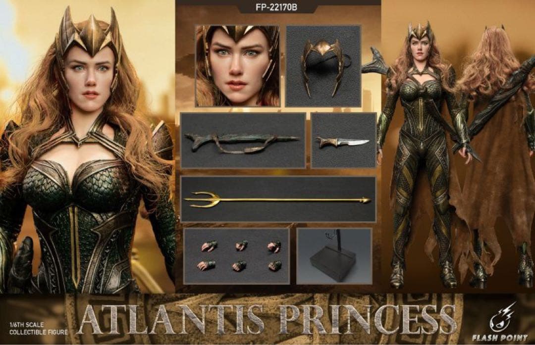 あ*ら様 Atlantis Princess アクアマン メラ 1/6 フィギュ