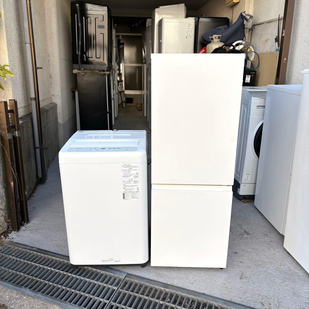 美品❗️2024 2023年冷蔵庫洗濯機セット 一人暮らしセット 分解洗浄済み