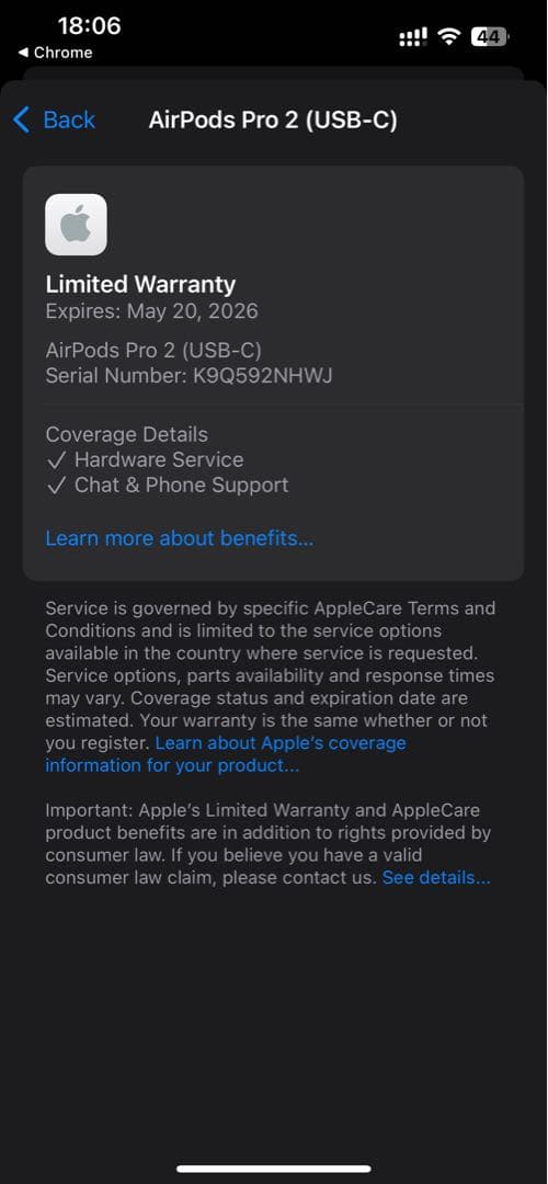 【美品】Apple 純正品 AirPods Pro（第2世代）左耳のみ