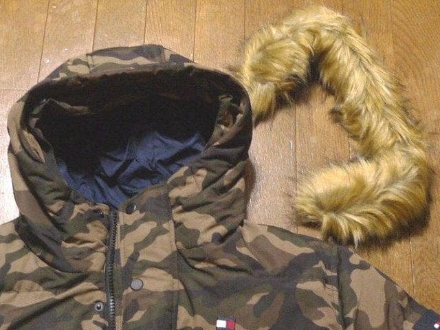 【大きい】2XL3XL日本サイズ位トミーヒルフィガー2WAY極暖ダウンジャケット