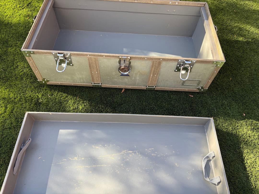 KOWA ヴィンテージ アルミ製 トランクビンテージ レトロ 鍵付