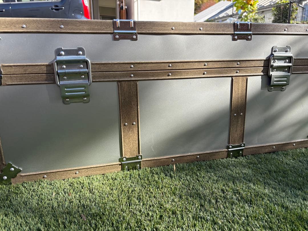 KOWA ヴィンテージ アルミ製 トランクビンテージ レトロ 鍵付