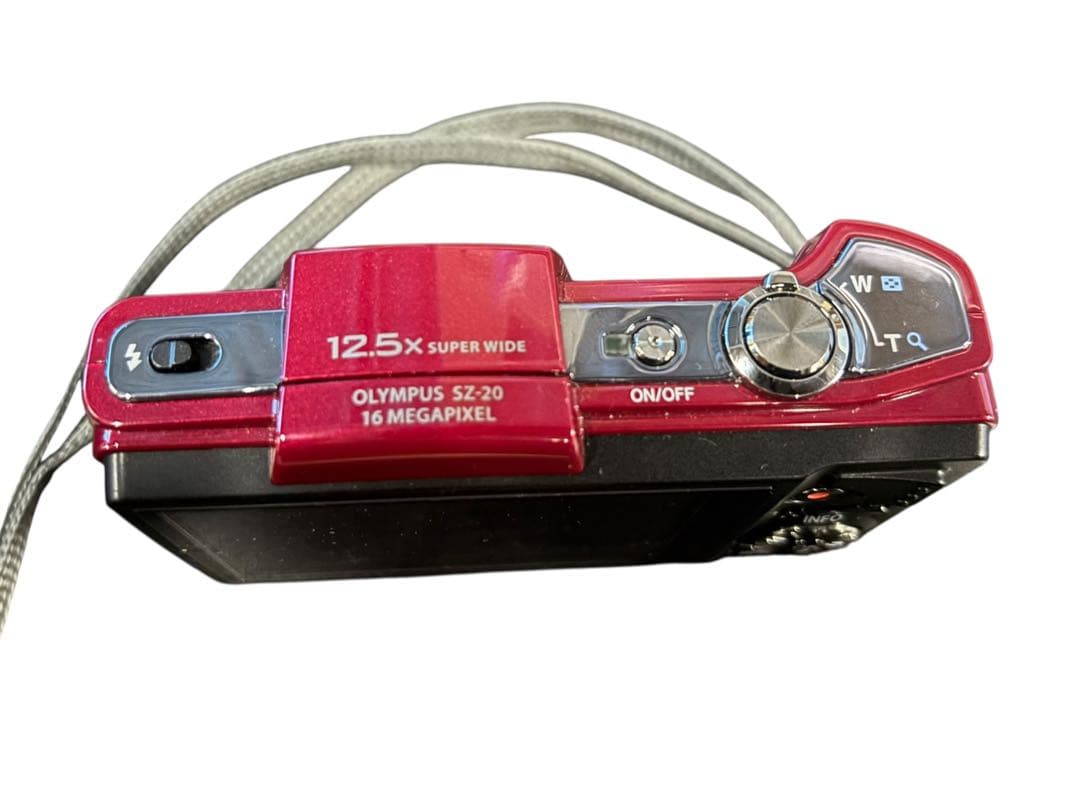 OLYMPUS SZ-20 デジカメ レッド 本体 箱付 動作品