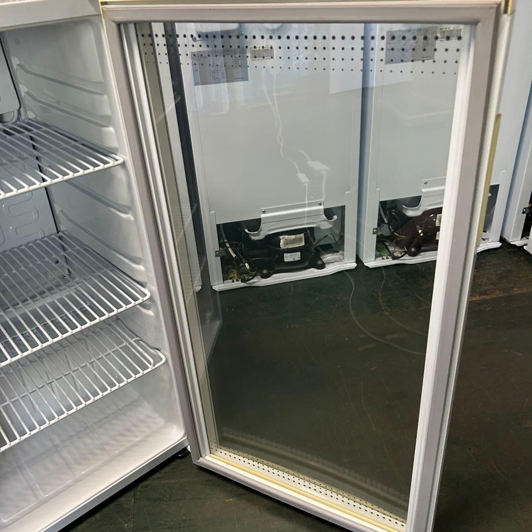 113 業務用 冷蔵ショーケース オフィスコンビニ XW-105 左右開き 小型