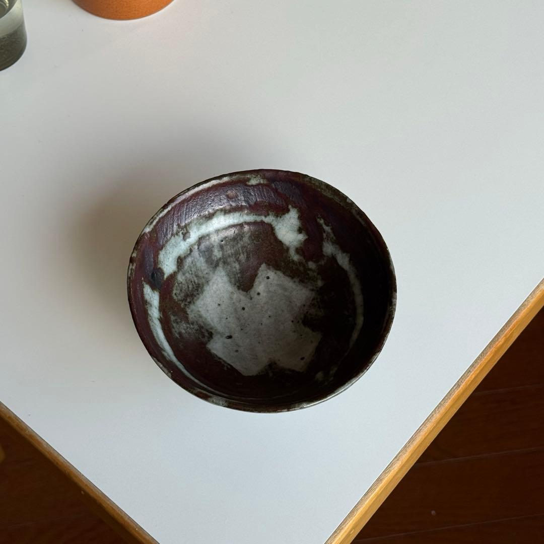 稀少品　小野哲平　クロス　茶碗　新品　14cm