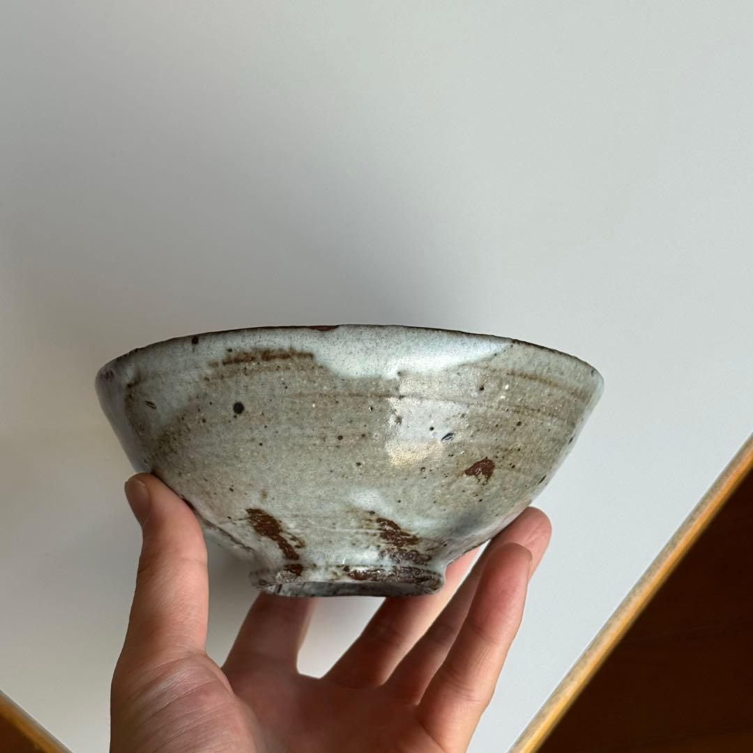 稀少品　小野哲平　クロス　茶碗　新品　14cm