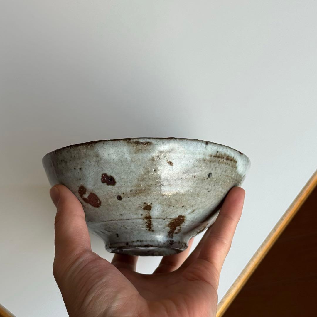 稀少品　小野哲平　クロス　茶碗　新品　14cm
