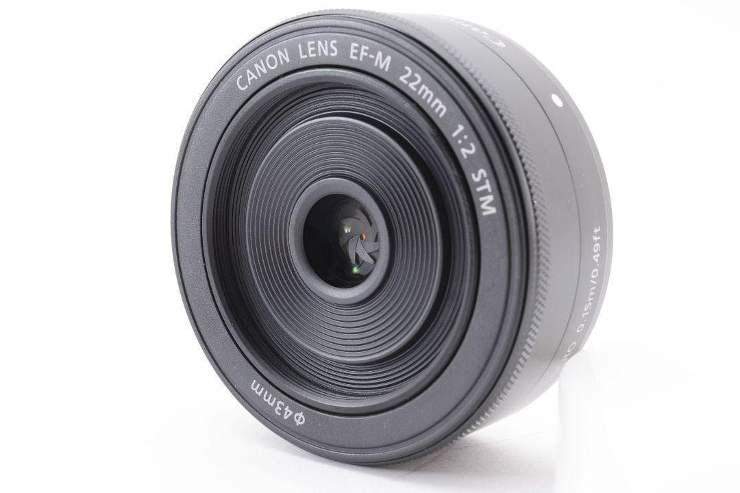【ほぼ新品】Canon EF-M 22mm F2 STM グラファイト