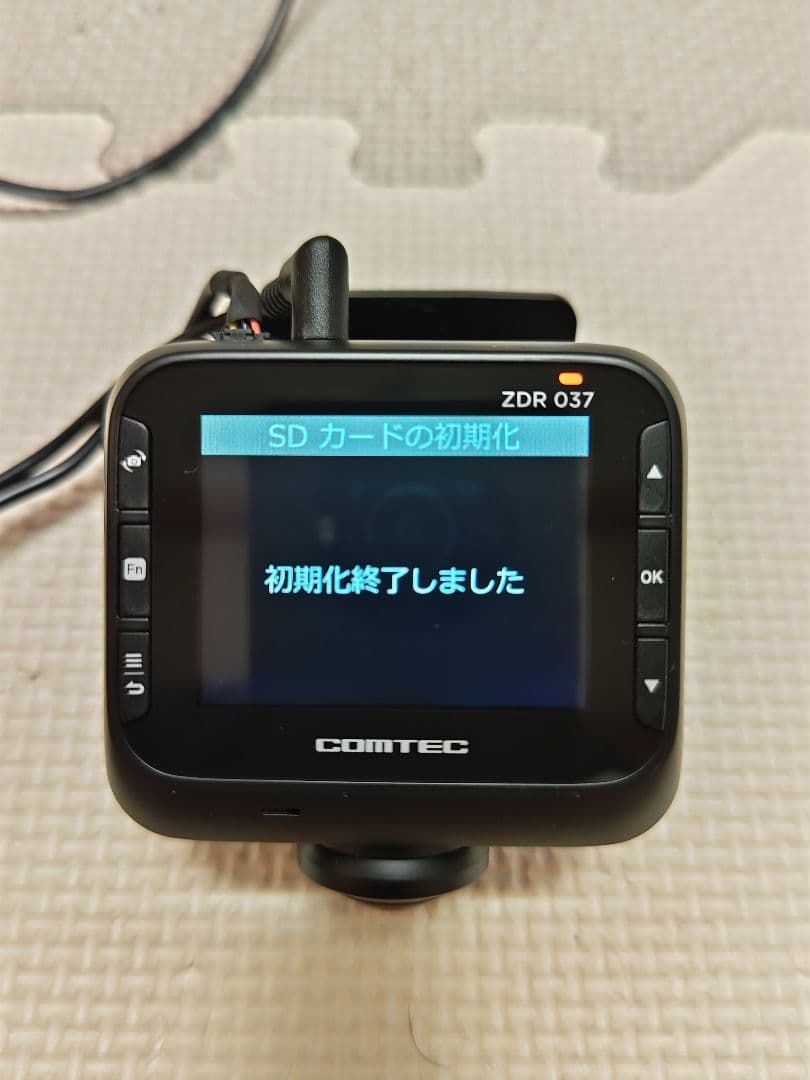COMTEC ZDR 037 前後カメラ360°タイプドラレコ配線付き