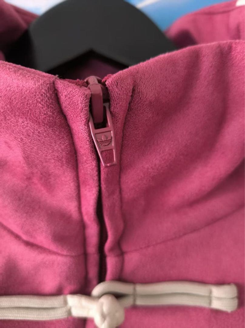 新年限定モデル アディダス 新中式 ジップアップジャケット ローズレッド XL