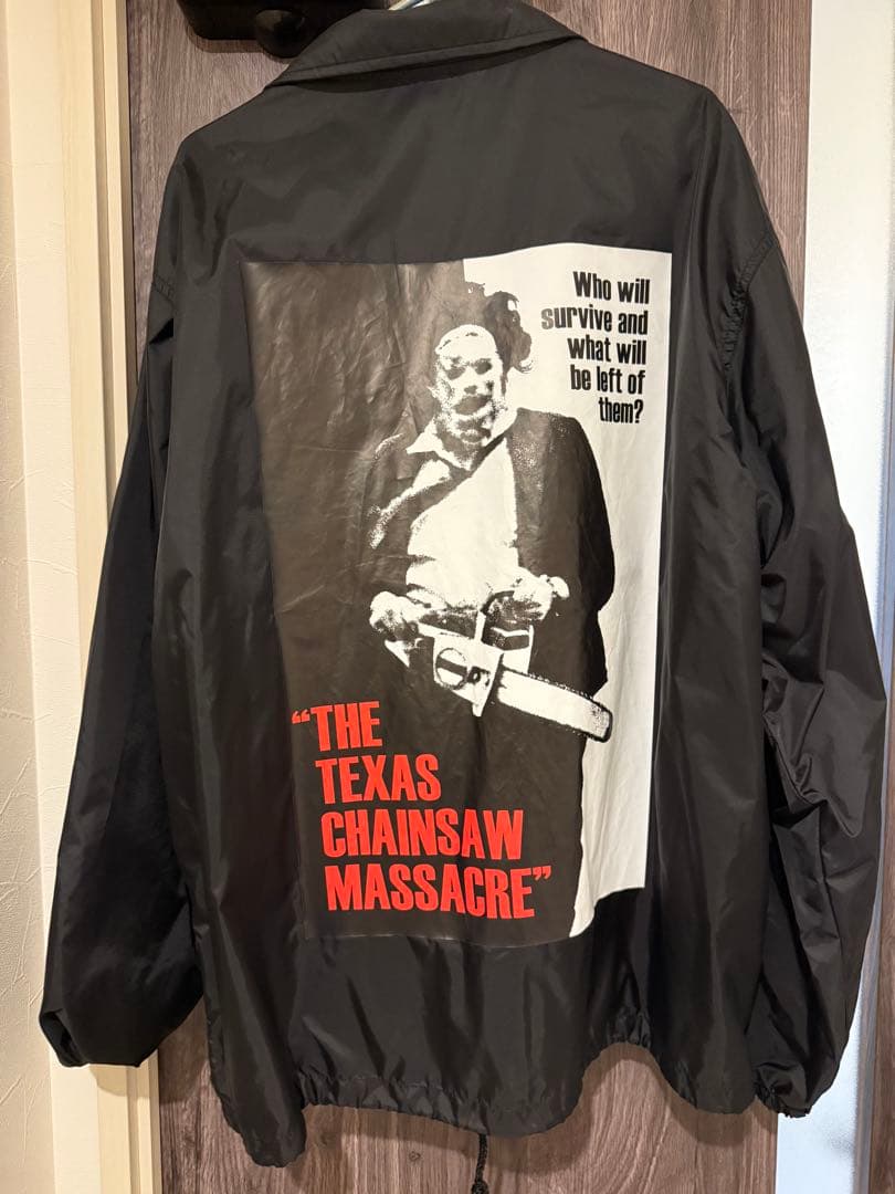 値下げ中‼️【WACKOMARIA】悪魔のいけにえコラボ　コーチジャケット　L