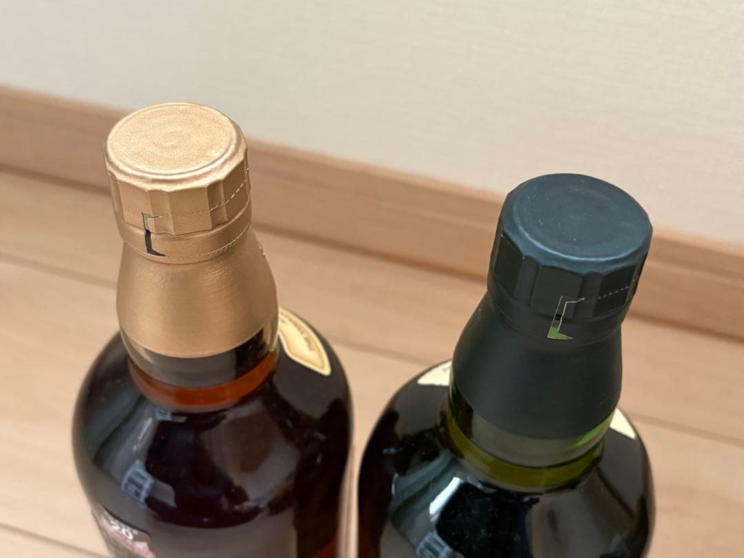 旧山崎12年1本と旧白州12年1本