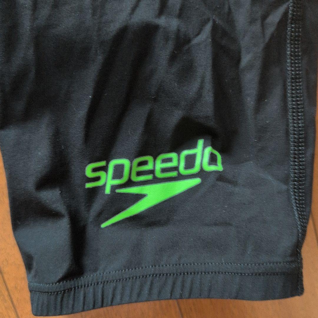 【高速水着】Speedo 競泳水着 S FINA　新品未使用　黒/緑