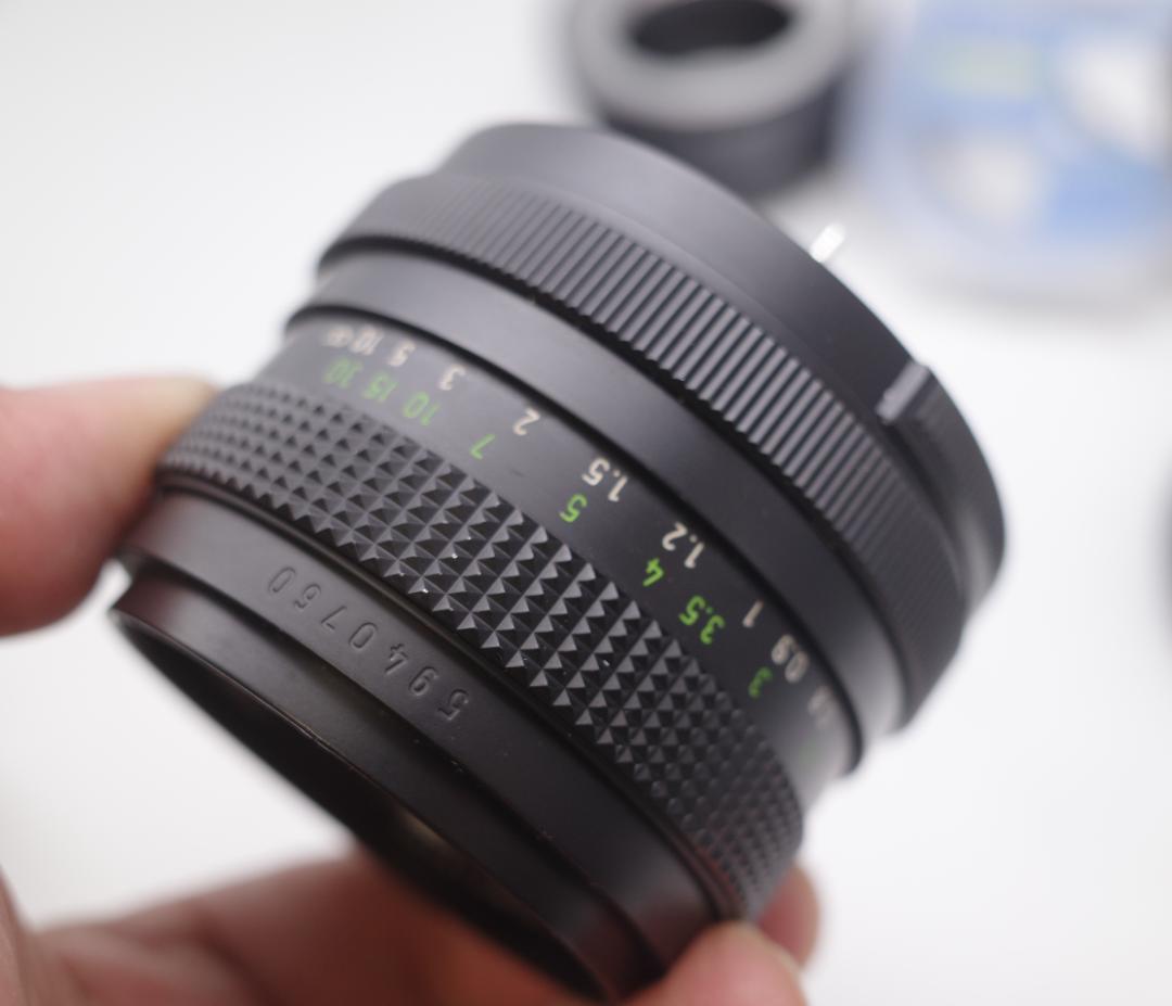 44 ペンタコン PENTACON 50mm F1.8　M42　アダプター付