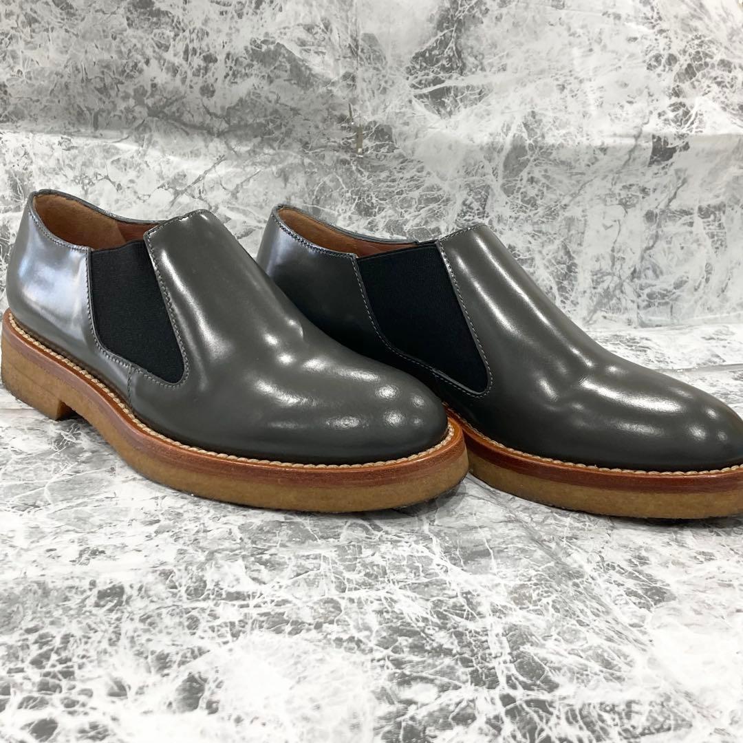 MARNI マルニ ローファー スリッポン 本革 グレー 厚底 革靴 袋付き