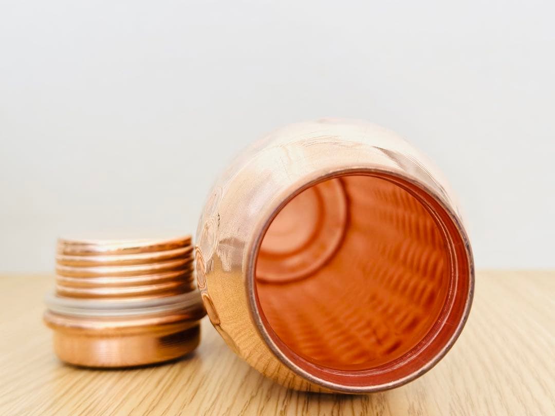 ハンマード銅製水筒 2個セット900ml