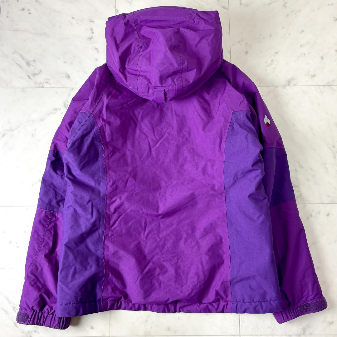 美品✨ モンベル パウダーライトパーカ M パープル スノボ スキー レディース