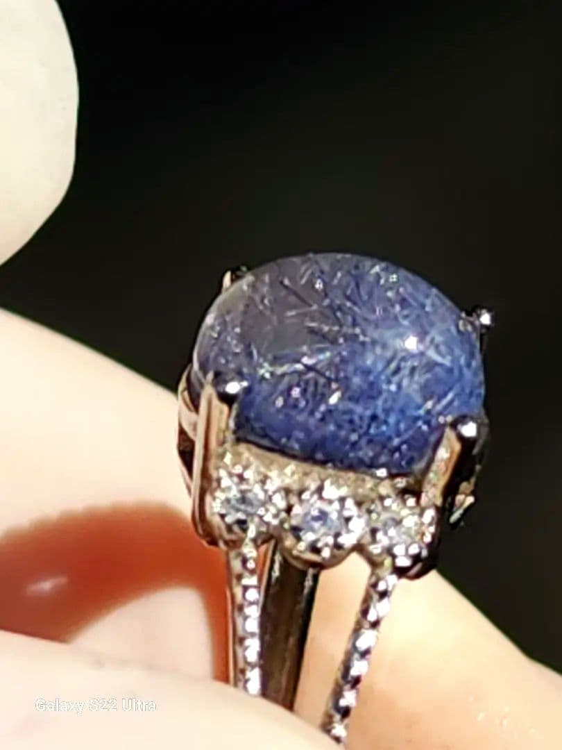 (S925)ブルールチルクォーツ デュモルチェライト 4セット