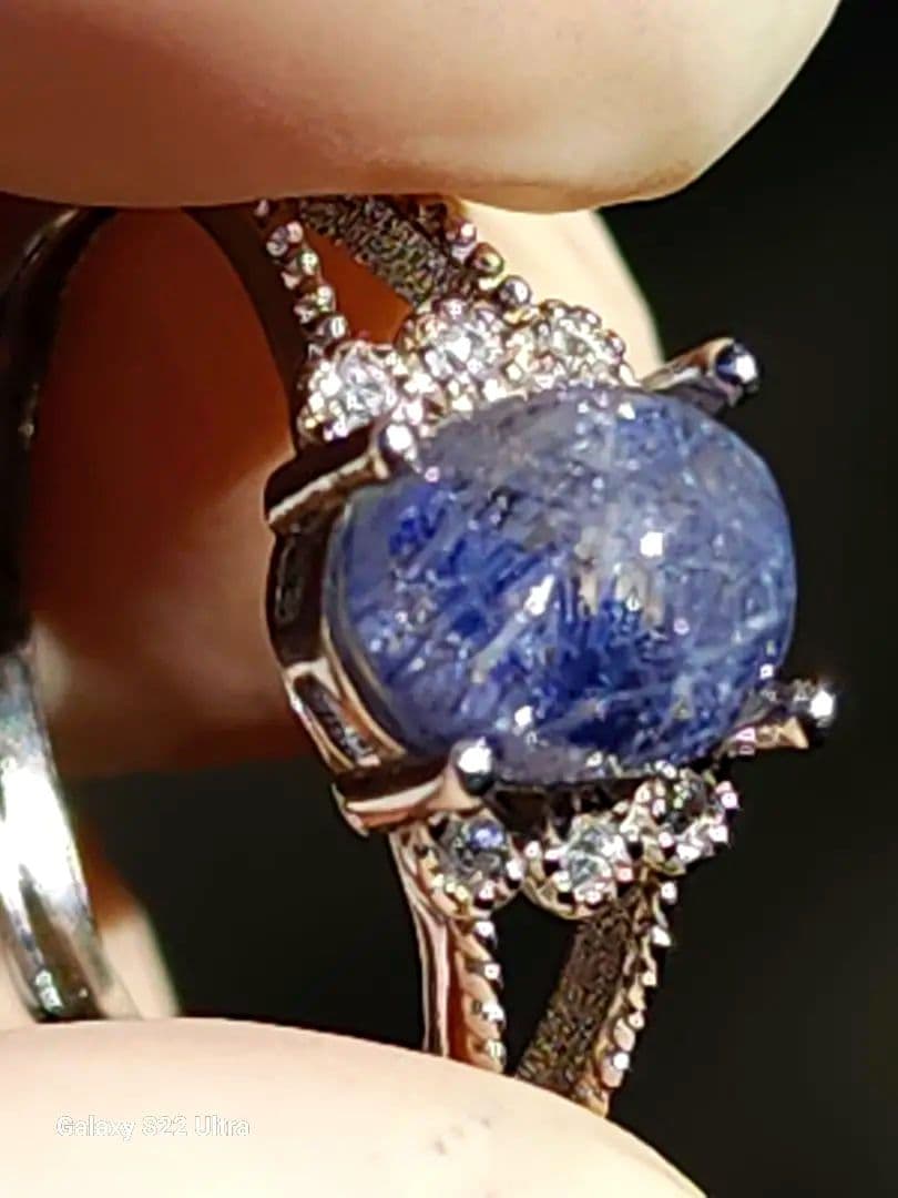 (S925)ブルールチルクォーツ デュモルチェライト 4セット