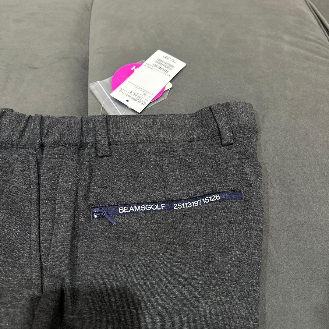 新品‼️【BEAMS GOLF】スリムフィット グレー パンツ　46 M